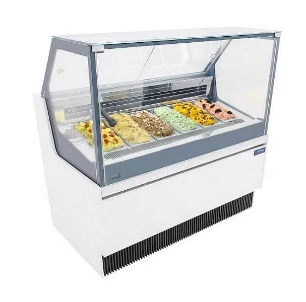 Latest Ice Cream Display Counter Freezer For Sale ice cream chiller 18