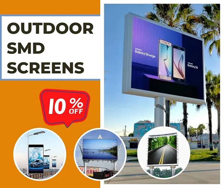 SMD Digital Standy Screens outdoor Media Walls/ Digital Poster display 2