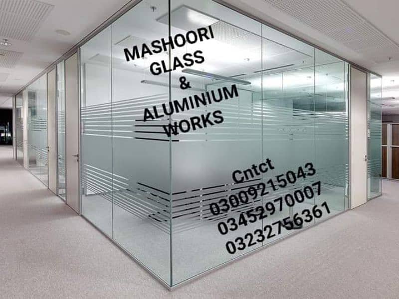 Aluminium Window - Upvc Window Door partition - slighting Glass work 9