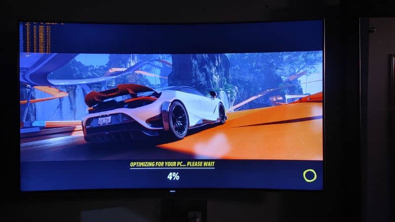 Samsung 55" curve 4k QLED (flickering issue 30 min m thik ho jata hai) 4