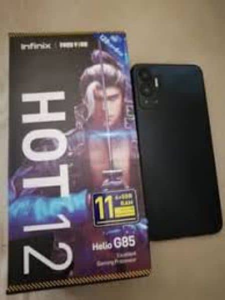 INFINIX HOT 12 WITH BOX AND CHARGER ORIGINAL.   0305/633/93/98 3