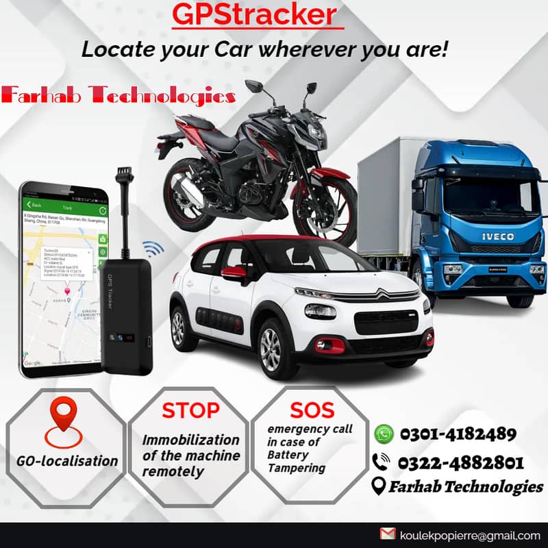 Car Tracker/Gps Tracker/wagonr/Cultus/City/Corolla/MG/Sportage/ 4