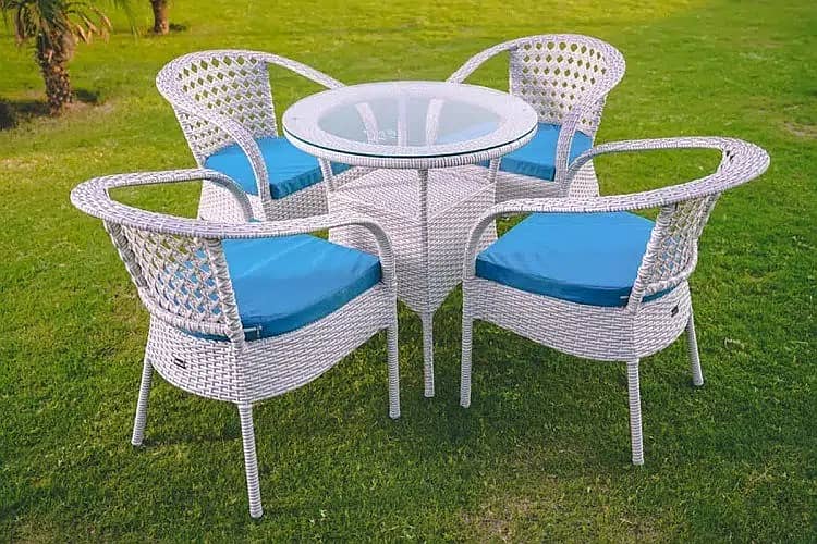 Rattan chairs, for outdoor open area sitting, Lawn, Cafe rooftop patio 6