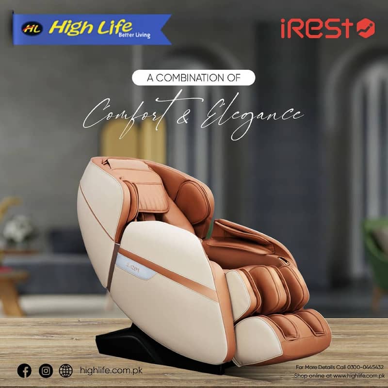 Imported iRest massage chairs (High Life) 3