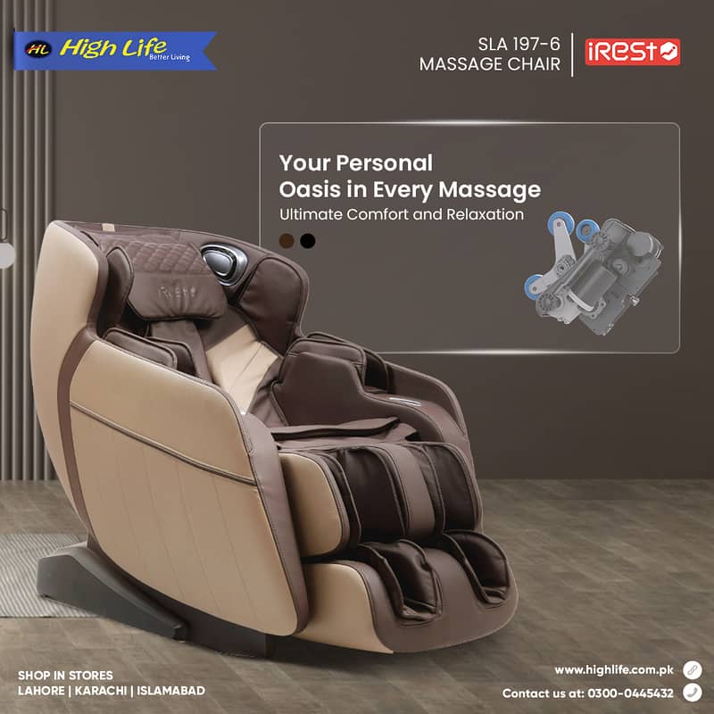 Imported iRest massage chairs (High Life) 6