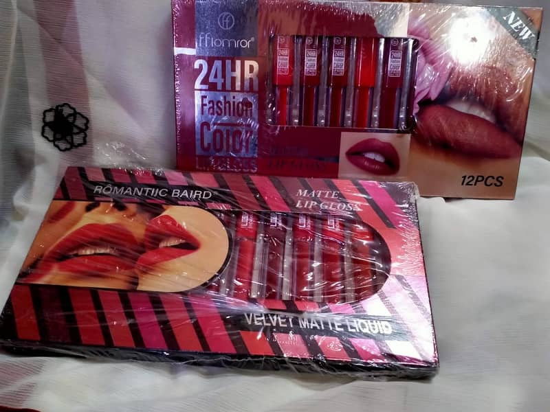 Dazzling Hues Lip Gloss Set 12-Piece Multi Color Box for Infinte Lip 2