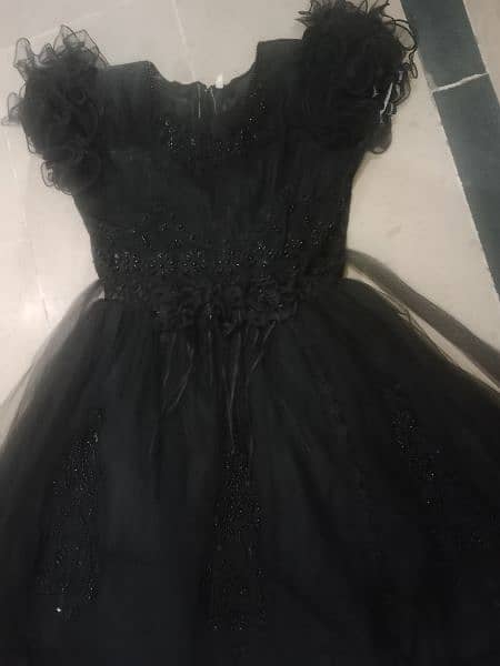 Beautiful Black Frocks for 10-11 years old 2