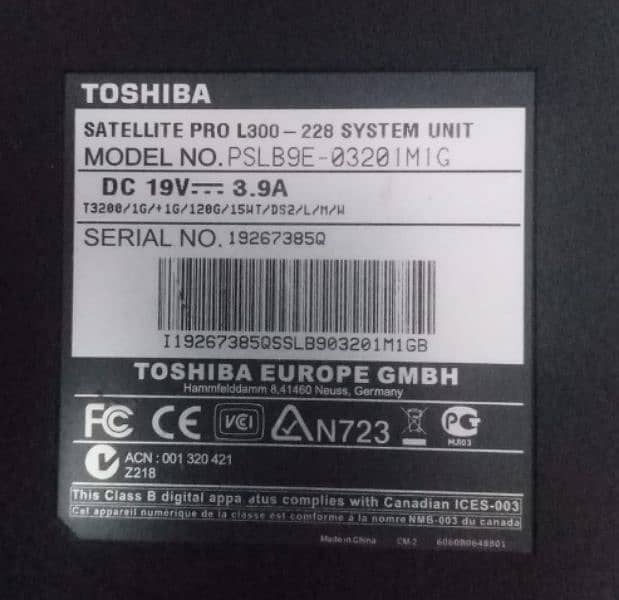 Toshiba came for france fix price 2