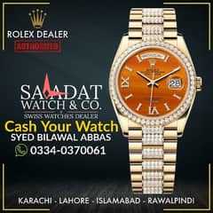 We buy Rolex Cartier Omega Chopard Hublot IWC Tag Heuer Rado Watches