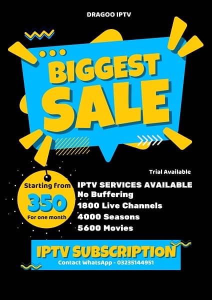 Iptv Service03235144951 0