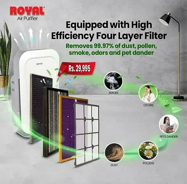 Royal Air Purifier- Brand New from store- 03007420777 0