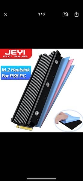 JEYI NVMe M. 2 2280 (SSD) Heatsink 2