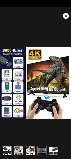 New Upgrade M8 GameStick 4k ultraHd with 20000+ Games
