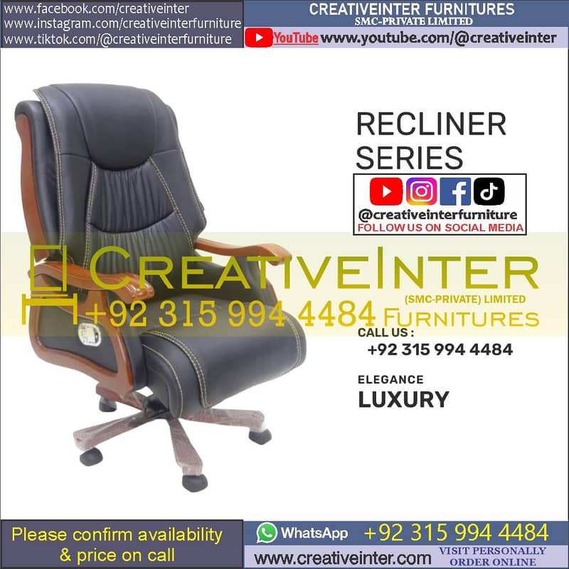 Office Executive Chair Ergonomic Mesh Revolving Study Computer Table 11