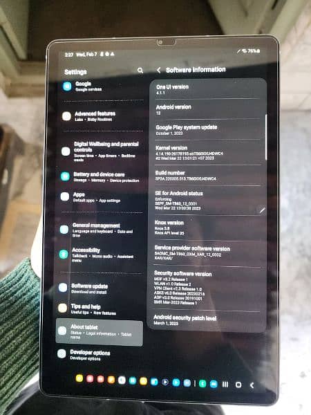 Samsung Galaxy Tab S6 (SM-T860) WiFi, 8GB/256GB, Flip Cover, NO PEN 1