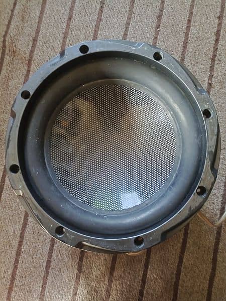 12 inch 2 original  subwoofer with box and brand new heavy amplifier 3