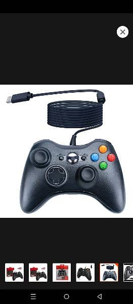 XBox 360 wired controller For Windows Xbox and gaming PC laptop 2