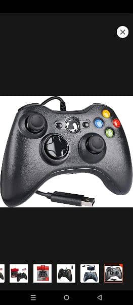 XBox 360 wired controller For Windows Xbox and gaming PC laptop 3