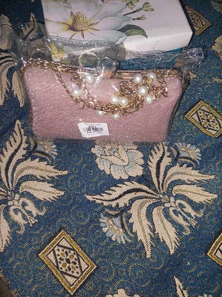 bridal maxi with jewelry clutch n sandl standard size 1