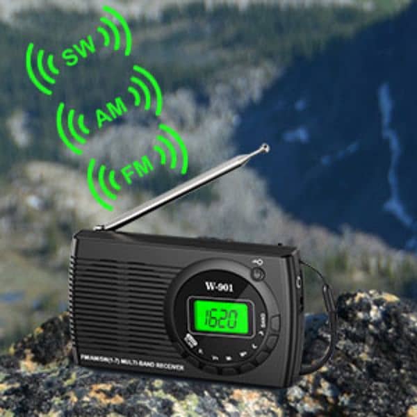 W-901 Radio Battery Operated FM AM SW 2