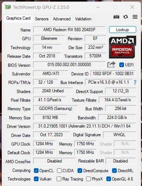 RX 580 8GB BRAND NEW GRAPHIC CARD 4