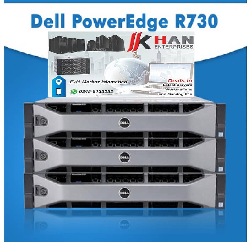Dell PowerEdge R730xd LFF SFF Rackmount 24 Cores to 44 Cores Server 1