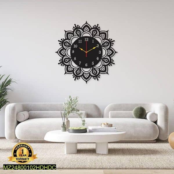 Beautiful Calligraphy Laminated Sheet Wall Clock 4