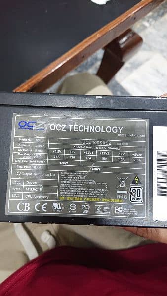 Power Supply OCZ 400 watts 80+ bronze 2