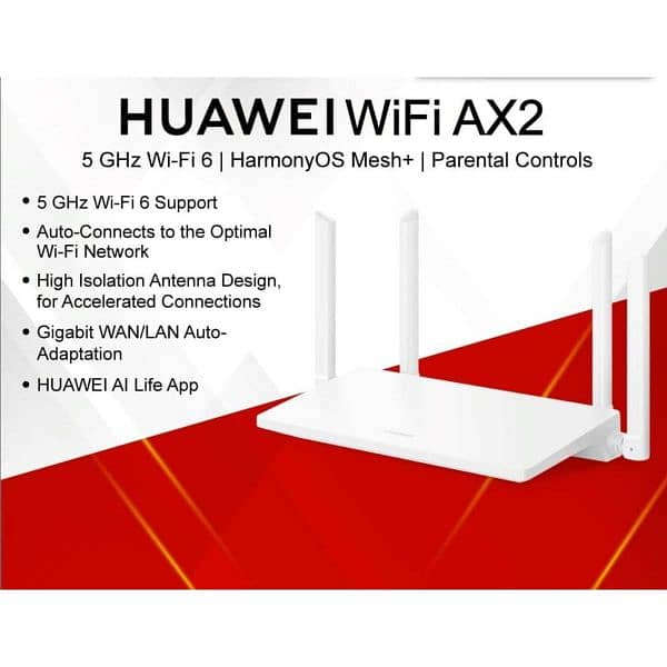 Huawei AX2 dual core wifi 6 router 0