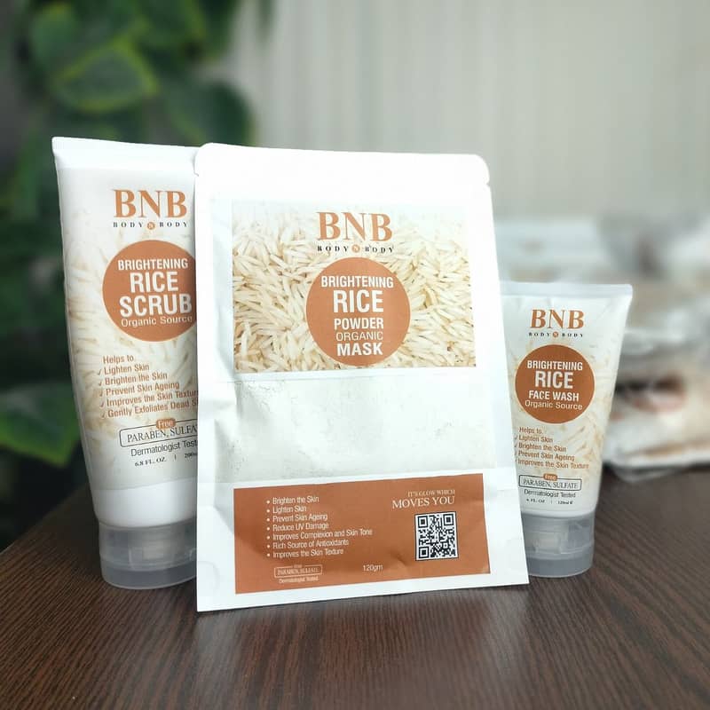 BNB brightening rice glow kit 2