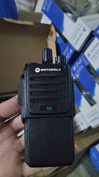 Motorola A8 Mini Handheld Walkie Talkie - (U_H__F) (V_H_F) Wireless 7