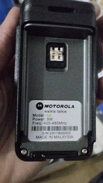 Motorola A8 Mini Handheld Walkie Talkie - (U_H__F) (V_H_F) Wireless 8