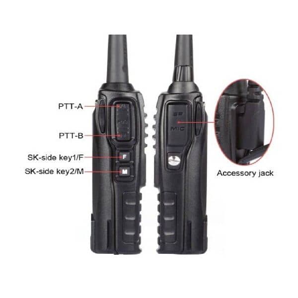 Original Boufeng UV-82 Walkie Talkies, Long range wireless set 7 Watt 5