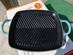 Grill plate rectangular made in France.