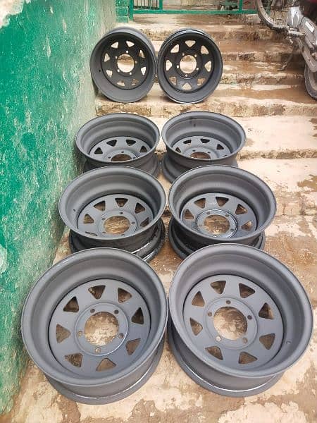 steel deep rims For car And jeep available CoD All of Paw 4