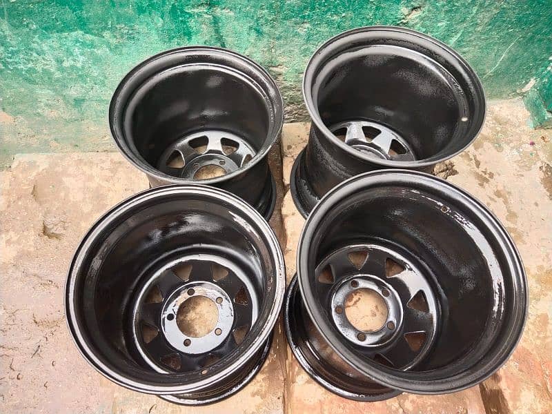 steel deep rims For car And jeep available CoD All of Paw 5