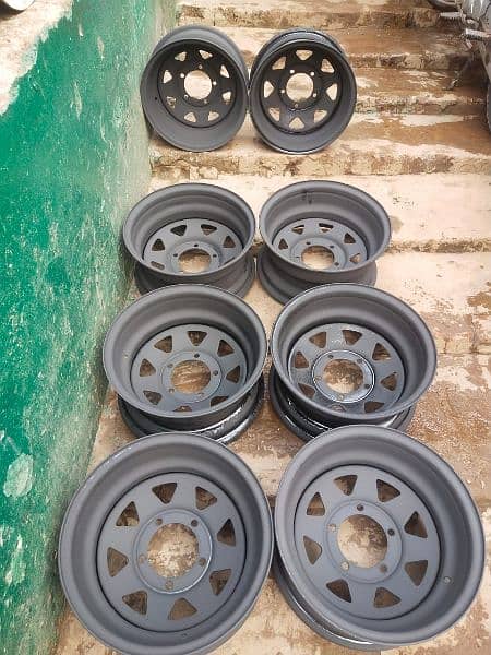 steel deep rims For car And jeep available CoD All of Paw 6
