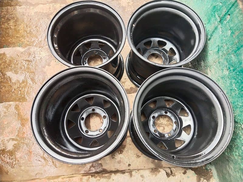 steel deep rims For car And jeep available CoD All of Paw 7