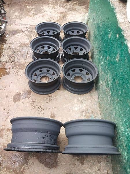 steel deep rims For car And jeep available CoD All of Paw 8