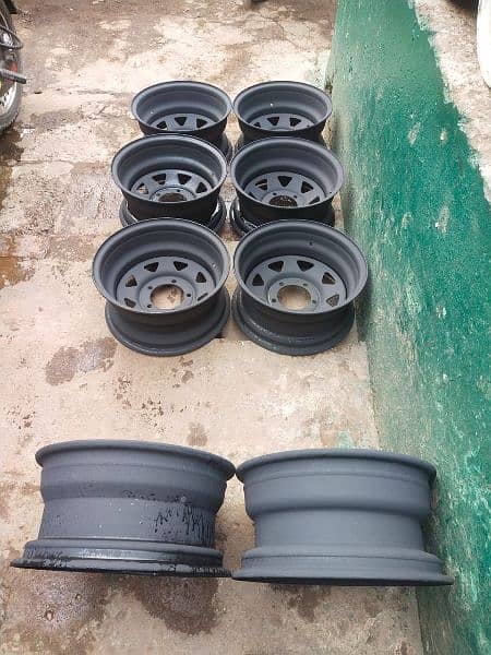 steel deep rims For car And jeep available CoD All of Paw 10