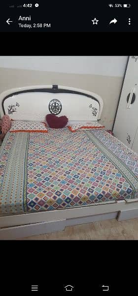 wooden bed set for sale 1