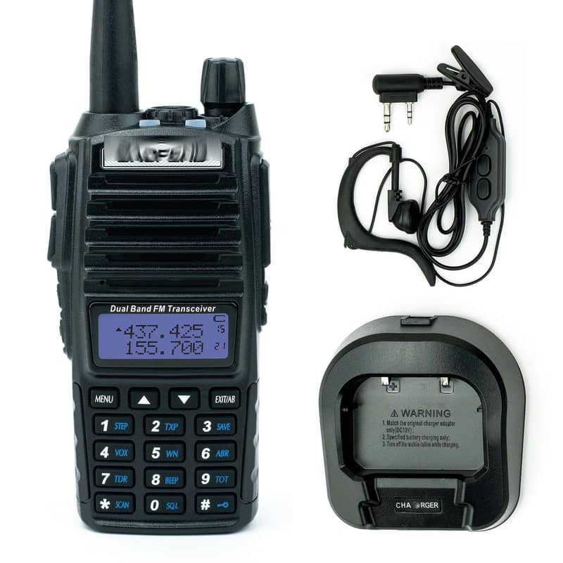 باوفنگ UV82 Dual band walkie talkie with 128 Channel Long range set 1p 6