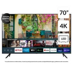 LED 70” samsung android 4k 2160p Google assistant All size are availab