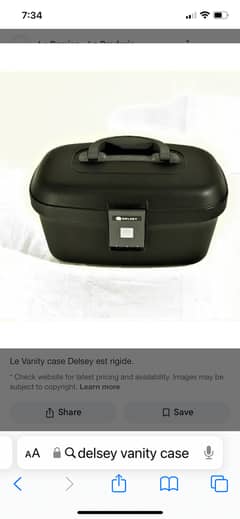 Delsey Vanity box