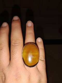 Sulaimani aqeeq ring and yamni aqeeq stone for sale 0