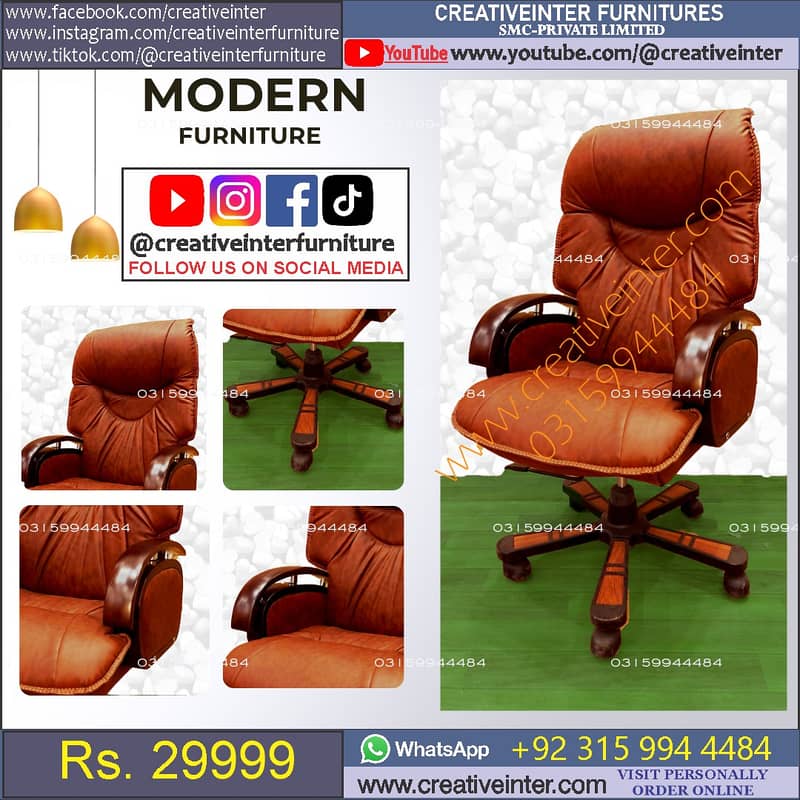 Office High Back Revolving Chair Mesh Chair Ergonomic Furniture Table 3