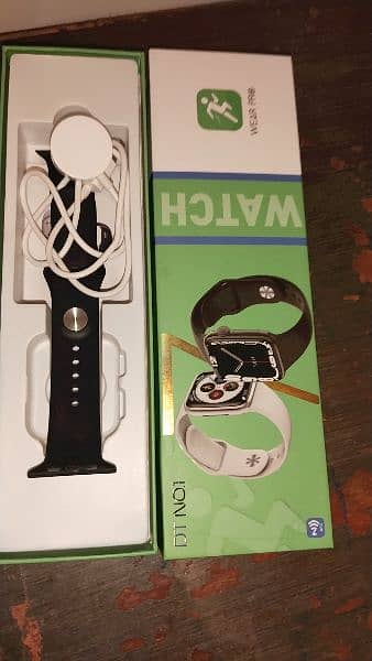 Wear pro Smart watch full box with 2 charger with 2 straps 1