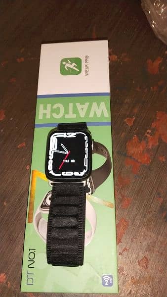 Wear pro Smart watch full box with 2 charger with 2 straps 3