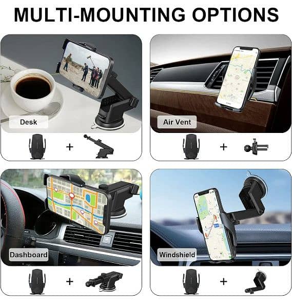 15 watt fast wireless car charger with c to c type cable 4