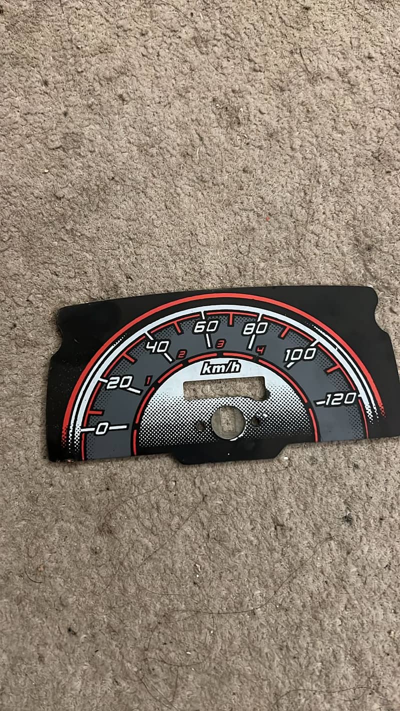 Honda 125 Speedometer Dial Plate 70 Meter Dials Quantity Available 7